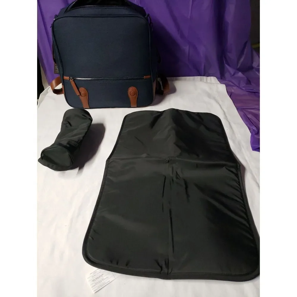 NWT Silver‎ Cross Wave Luxury diaper Changing bag, Indigo